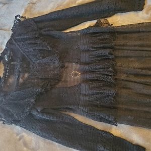 Lim's 70s crocheted dress